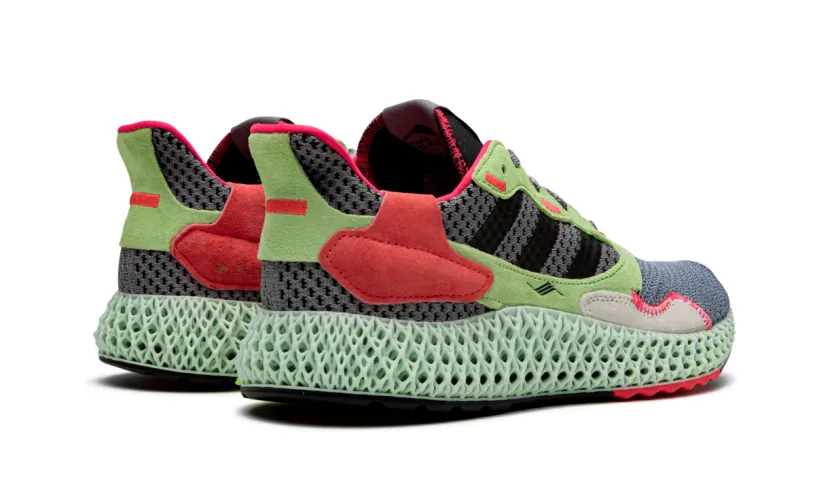 More Adidas Shoes ZX 4000 4D 'Grey High Res Yellow'